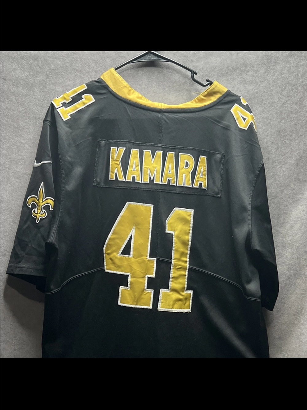 NFL New Orleans Saints #41 Black and Gold Jersey - Picture 5 of 5